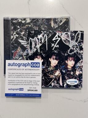 Babymetal Metal Forth AUTOGRAPHED SIGNED CD COA ACOA #5